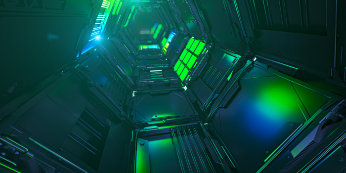 2880x2560 121733 #Enclosure, #Sci-Fi, #Space, #Green | Abstract wallpapers