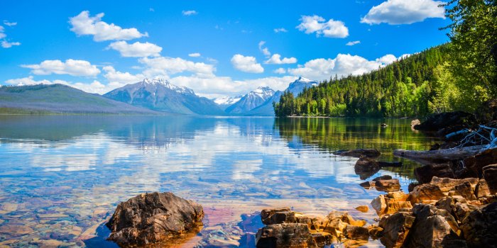 3840x2400 Lake At Glacier National Park Montana United States Of America