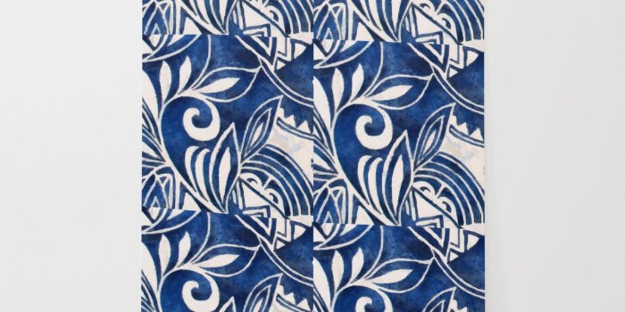 1500x1500 Hawaiian tribal pattern II Wallpaper by catyarte | Society6