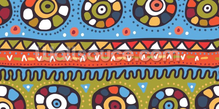 1000x1000 Tribal seamless pattern Wallpaper | Wallsauce EU