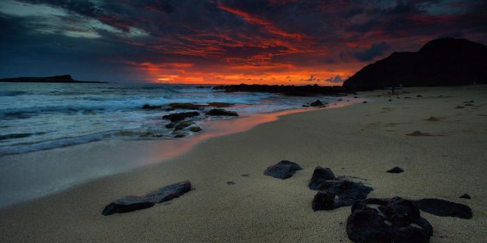 1920x1200 Beach night wallpaper (With images) | Night sky wallpaper, Beach night