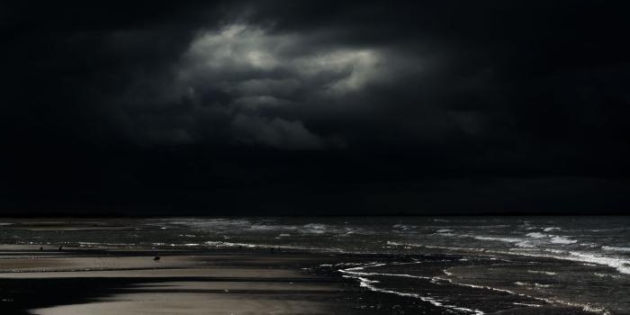 1920x1280 Dark Night Beach Wallpaper