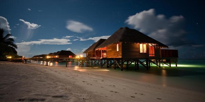 1920x1200 Amazing Night Beach Landscape | HD Beach Wallpapers for Mobile and