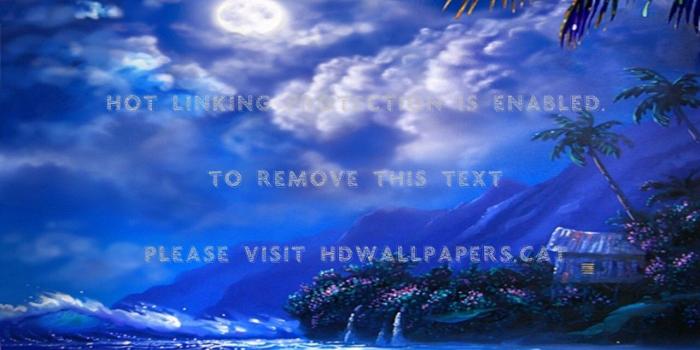1280x960 tropical night beach ocean sky shanty blue