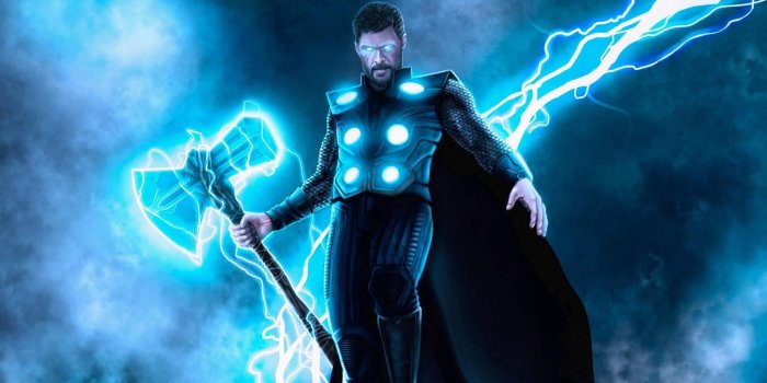 2048x1152 Fan Art God Of Thunder Thor Avengers