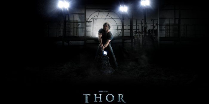 1920x1080 Thor and His Hammer Desktop Wallpaper