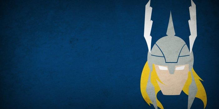 1920x1080 minimalistic thor superheroes marvel comics 1920x1080 wallpaper