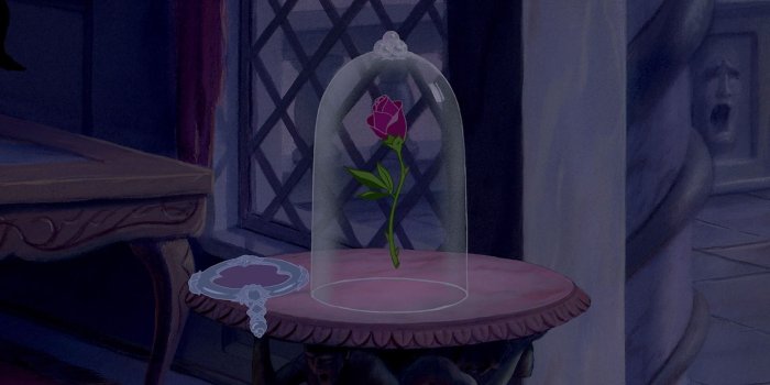 1920x1080 Beauty And The Beast Rose Wall Mount - Beauty And The Beast