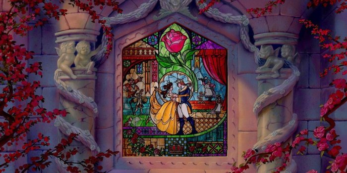 1332x850 Photo Wallpaper Rose, Roses, Tale, Angels, Window, - Beauty And