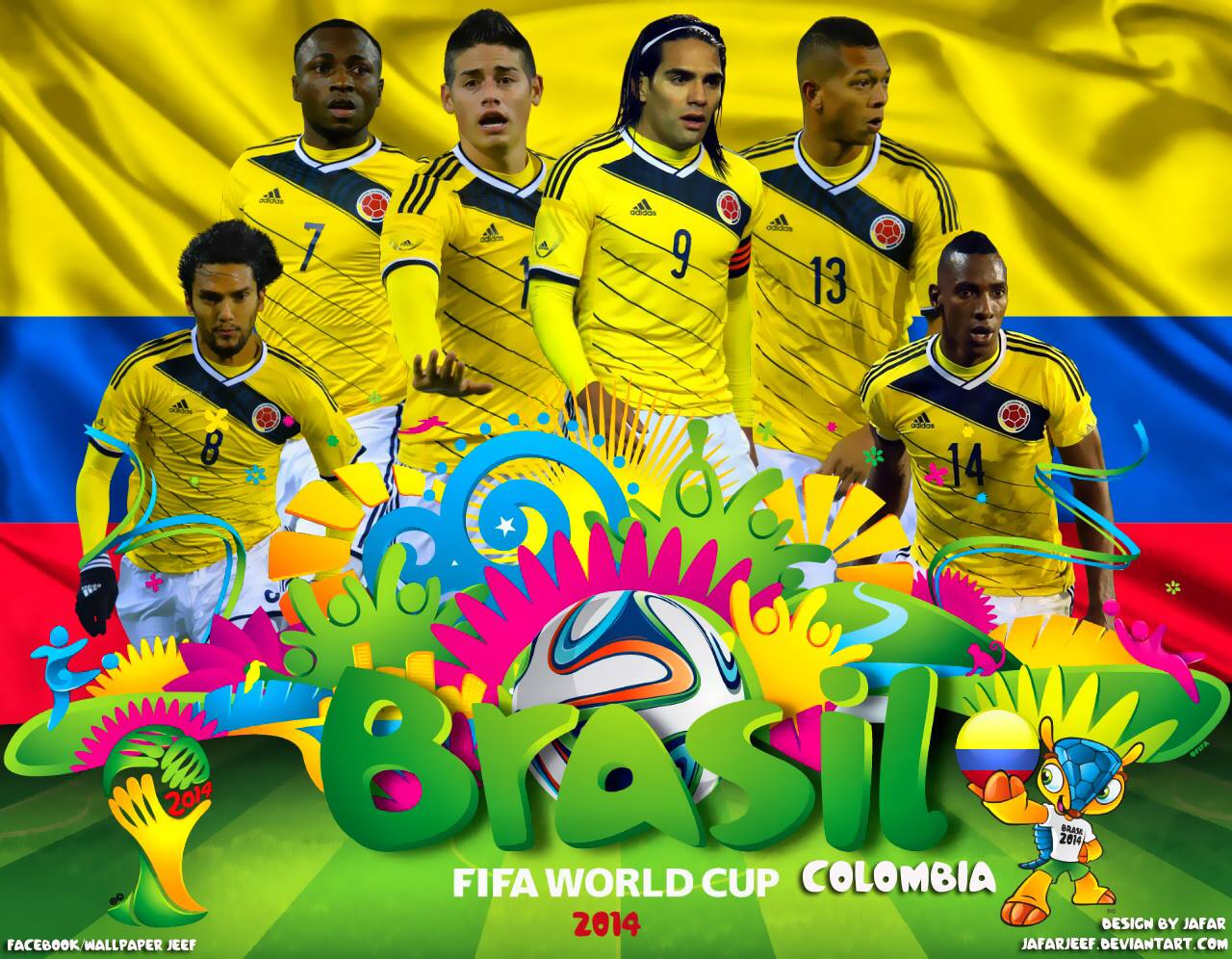 1280x996 Colombia Wallpaper [World Cup 2014]