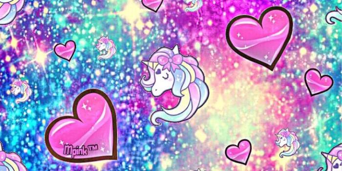 749x1332 Unicorn & Hearts Rainbow Galaxy interesting art unicorn...