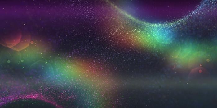 1280x720 4K Rainbow Glitters Wave - Relaxing Moving Background #AAVFX Live
