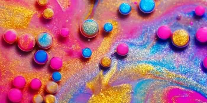 2560x1440 Cool Glitter Rainbow Colors, Bubbles, Macro Ultra HD Desktop