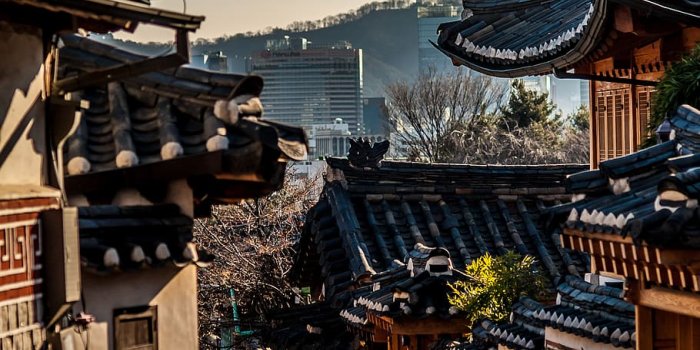 910x1368 HD wallpaper: seoul, south korea, bukchon hanok village, city