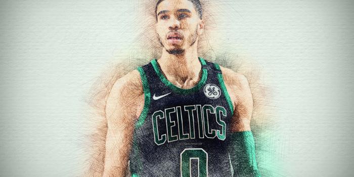 3840x2400 Download wallpapers Jayson Tatum, 4k, artwork, basketball stars
