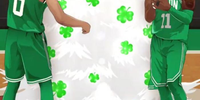 1080x1692 Kyrie Irving and Jayson Tatum Christmas edit | Kyrie irving celtics