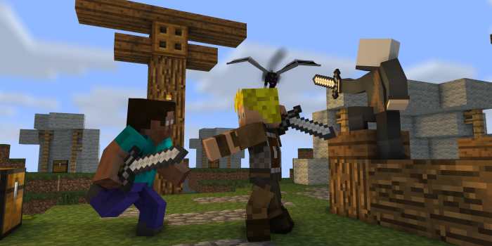 4096x1747 Skywars [4K] - Wallpapers and art - Mine-imator forums