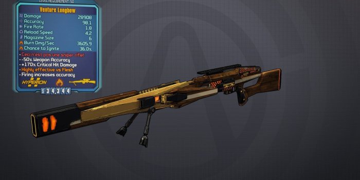 1920x1080 Longbow » Borderlands 2 Legendary Sniper » MentalMars