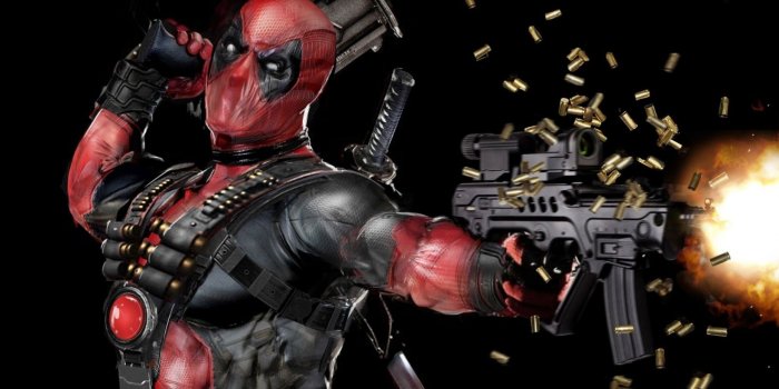 1920x1080 Wallpaper Deadpool Mask Gun Automatic - Wallpaper Stream