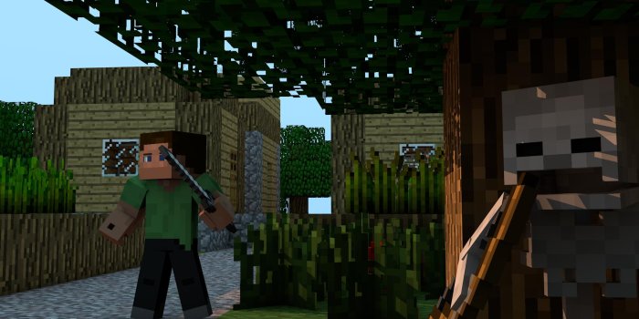 1920x1080 Minecraft Wallpaper Render