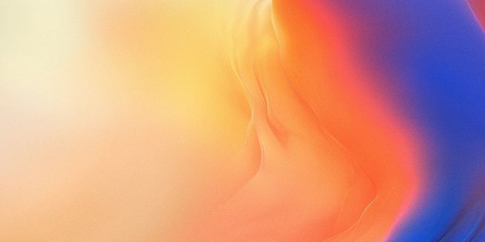 1080x2280 iOS 11, iPhone X, orange, red, blue, clean, simple, abstract