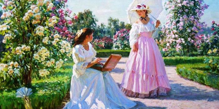 1920x1080 Beautiful Rose Garden Wallpaper