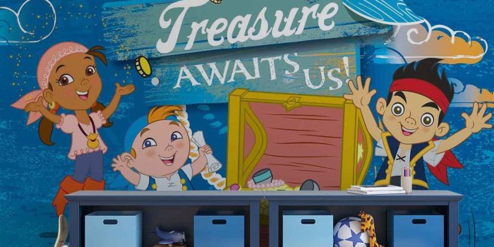 1300x1300 Disney Jake Neverland Pirates Wall Paper Mural | Buy at EuroPosters