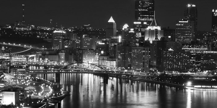 1125x2436 Pittsburgh dark skyline night cityview iPhone X Wallpapers Free