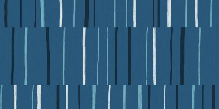 1304x1000 Block Lines Wallpaper in Blueberry, Midnight, and Blue Skies from