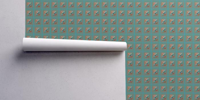 1024x1024 Red Earth and Turquoise Skies wallpaper - anniedeb - Spoonflower