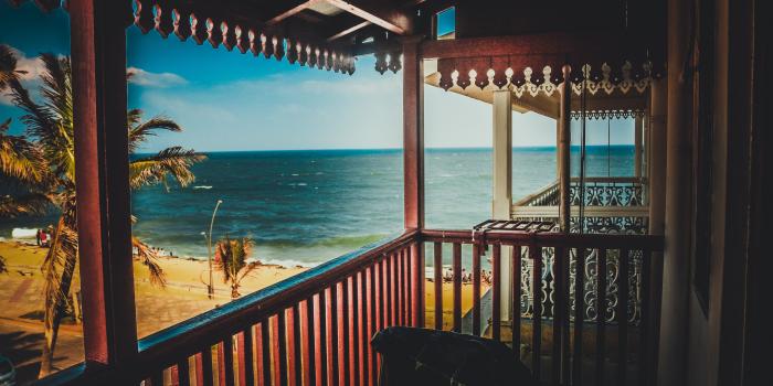 6000x4000 Free stock photo of balconies, blue skies, coconut trees
