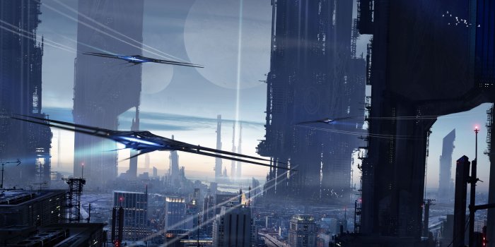 3840x2160 Scifi City 4k, HD Artist, 4k Wallpapers, Images, Backgrounds