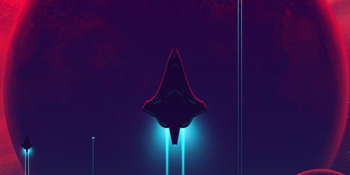 1080x1920 Spaceship, Minimalist, Sci-fi, Digital Art, 4k, - Minimalist