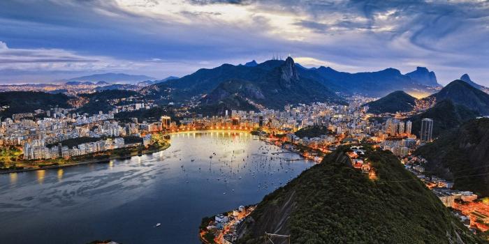 1920x1200 Guanabara Bay is the city Brazil Rio de Janeiro - Phone wallpapers