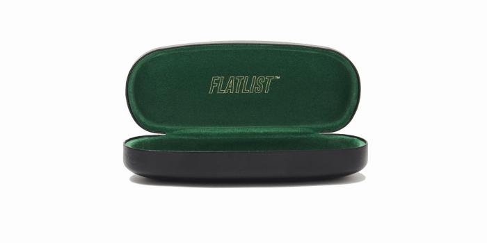 1600x1200 FLATLIST EYEWEAR® — EAZY Solid Off White / Solid Black Lenses