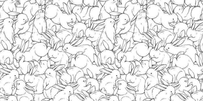 1024x1024 Bunny Pattern Wallpapers - Top Free Bunny Pattern Backgrounds