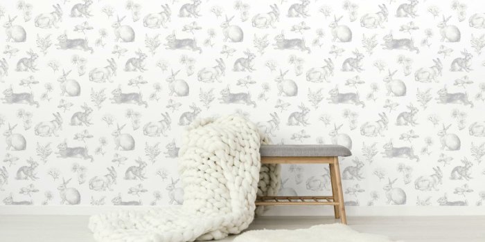 2000x2000 York Wallcoverings Bunny Toile 33' L x 20.5