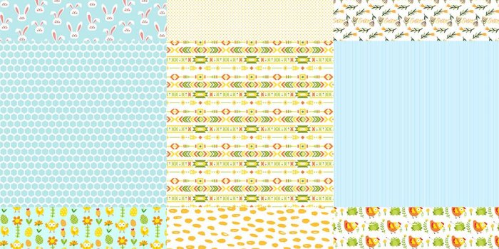 1000x1000 Easter digital paper Easter bunny scrapbook papers chick wallpaper