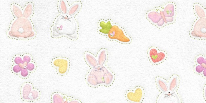 1125x2436 vp05-cute-rabbit-chracter-pattern