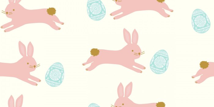 1920x1920 Easter Bunny Wallpaper Pattern Free Stock Photo - Public Domain