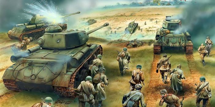 1920x1080 Military tanks, armored HD painting wallpapers #20 - 1920x1080