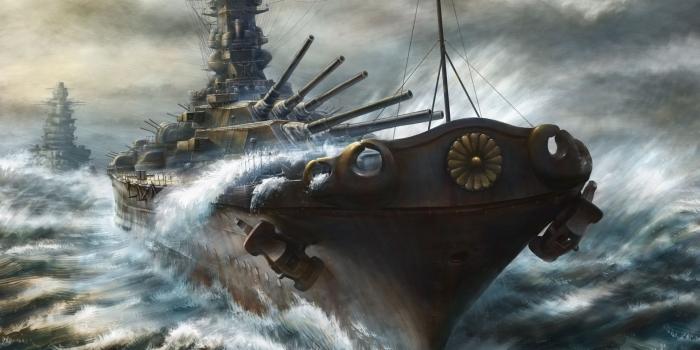 1920x1456 Kashi takahisa ships cruiser battleship art military wallpaper