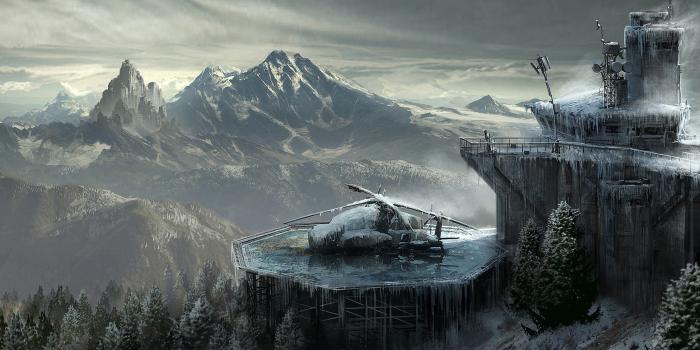 2560x1440 concept Art, Rise Of The Tomb Raider, Video Games, Snow, Military