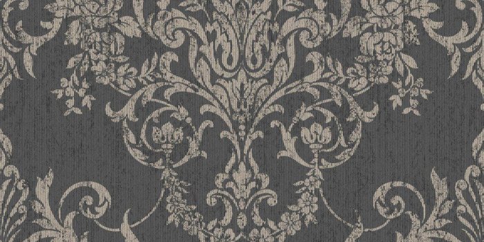 1000x1231 Victorian Damask Wallpaper in Black and Gold from the Empress