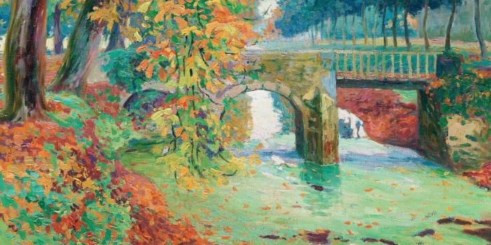 1332x850 Wallpaper Garden, The garden, oil on canvas, French post