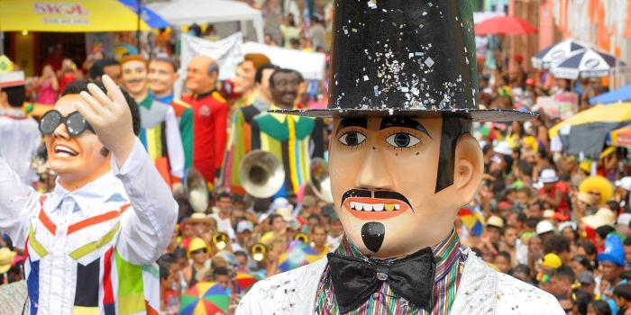 1332x850 Wallpaper carnival, Brazil, giant puppets, Pernambuco, Olinda