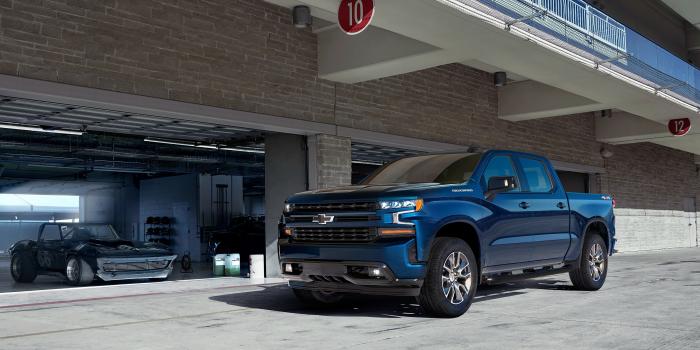 3840x2160 Image Chevrolet 2019 Silverado RST Crew Cab Blue Cars 3840x2160