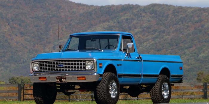 1244x700 1972 CHEVROLET K20 DELUXE PICKUP truck blue wallpaper | 1664x936