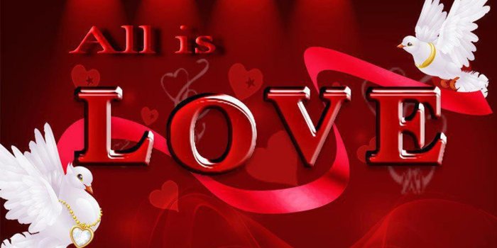 2560x1600 All Love Red Hearts White Doves Gold 3d And 2560x1600 Hd Wallpaper