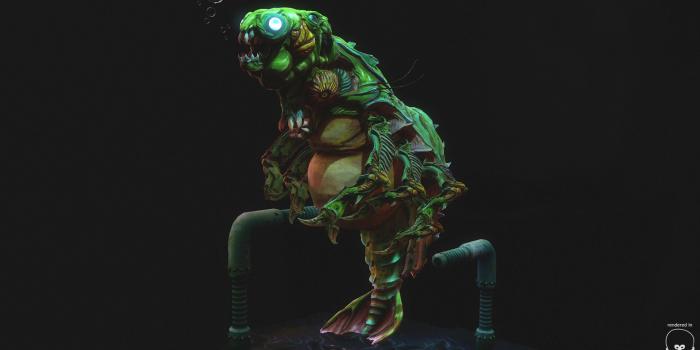 1920x1080 ArtStation - Draygon ( Super Metroid Boss - Fan art ), Mariano STEINER